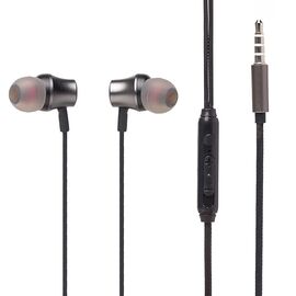  Проводные наушники с микрофоном внутриканальные SKYDOLPHIN SR03, 3.5 Jack (grey) (206545) 