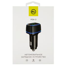  АЗУ Red Line Tech USB (QС 3.0 18W) + Type-C (PD 18W) (модель PDA-2), 36W, черный 