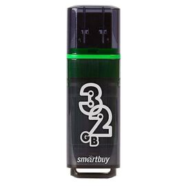  Флэш накопитель USB 32 Гб Smart Buy Glossy 3.0 (dark grey) (69494) 