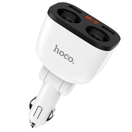  Адаптер Автомобильный Hoco Z28 разъём прикуривателя/2USB/5V/3.1A (white) (102262) 