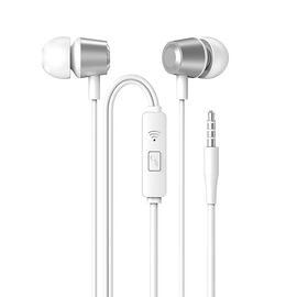  Проводные наушники с микрофоном внутриканальные SKYDOLPHIN SR20, 3.5 Jack (white) (206550) 