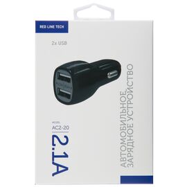  АЗУ Red Line Tech 2 USB (модель AC2-20), черный 