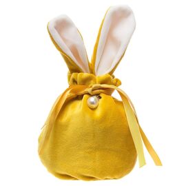  Подарочная упаковка - новогодний мешок с ушами Зайка 02 New Year (10x13cm) (yellow) (211742) 