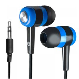  Проводные наушники с микрофоном внутриканальные Defender Basic-616 Jack 3,5 (black/blue) (212584) 