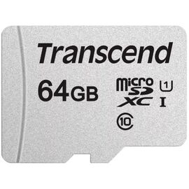  Карта памяти Transcend microSDХC 300S 64GB Class10 UHS-I U1 (TS64GUSD300S) 