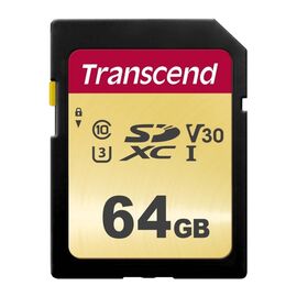  Флеш-накопитель Transcend Карта памяти Transcend 64GB UHS-I U3 SD card 