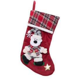  Подарочная упаковка - новогодний носок New Year (multicolor) (001) (211736) 