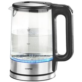  Чайник Centek СТ-0032 стекло 1.7л. 2200Вт. внутр LED подсветка. Быстрое кипячение. Фильтр от накипи 
