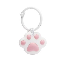  Брелок для ключей trinket 38 Лапка/ украшение на рюкзак, сумку/ белый 