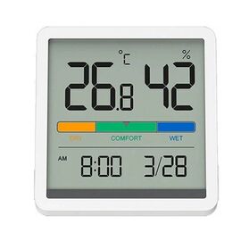  Метеостанция Xiaomi BEHEART Temperature and Humidity Clock Display W200 White 