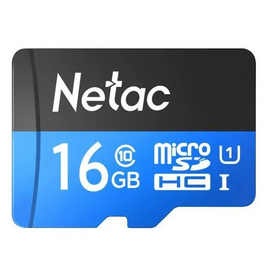  MicroSD  16GB  Netac  P500  Standard  Class 10  UHS-I (90 Mb/s) + SD адаптер 