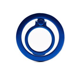  Держатель кольцо (Ring) Popsockets SafeMag металлическое (dark blue) (222712) 