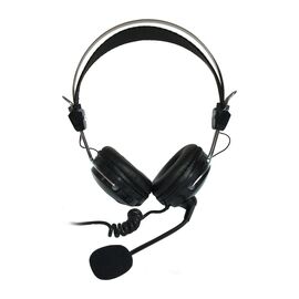  Наушники полноразмерные проводные, с микрофоном A4TECH HS-7P, 2х 3,5 mini jack, кабель: 2 м (черный) (снята с пр-ва!) 