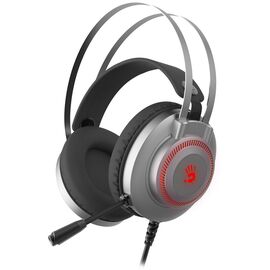  Наушники игровые с микрофоном A4TECH Bloody J200S (серый) 
