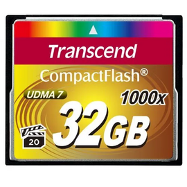  CF  Transcend  32GB (1000x) 