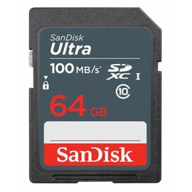  SDXC  64GB  SanDisk Class 10 Ultra UHS-I (100 Mb/s) 