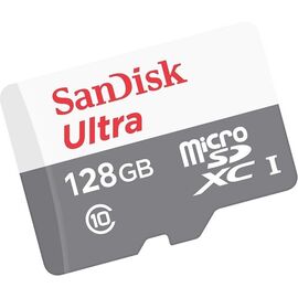  MicroSD  128GB  SanDisk Class 10 Ultra Light UHS-I  (100 Mb/s) без адаптера 