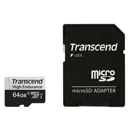 Карта памяти Transcend TS64GUSD350V microSDXC 350V 64GB UHS-I Class 10 U1 с адаптером 