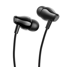  Наушники BOROFONE BM61 Wanderer universal earphones with mic (чёрный) 