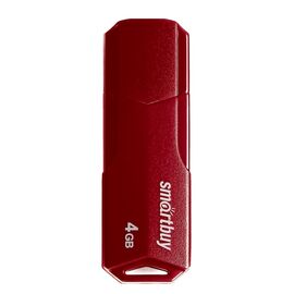  Флэш накопитель USB  4 Гб Smart Buy CLUE (burgundy) (205820) 