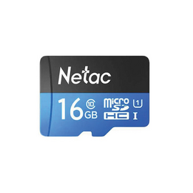  MicroSD  16GB  Netac  P500  Standard  Class 10  UHS-I (90 Mb/s) без адаптера 