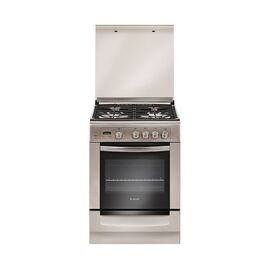  Газовая плита Gefest 6100-03 0004 серебристый, 60x60x85, духовка 52 л, гриль, вертел 
