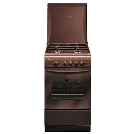  Газовая плита Gefest 3200-06 К19 коричневый, 85х50х57см, газовая духовка 42л, газ-контроль духовки, поджиг кнопкой, решетки стальные 