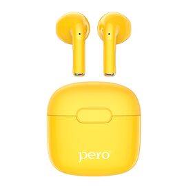  Беспроводные наушники PERO TWS05 COLORFUL Yellow 