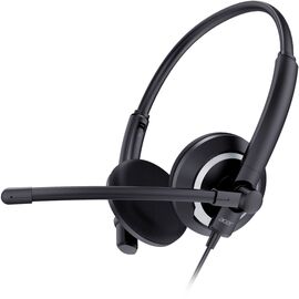  Наушники с микрофоном Acer OHW307 черный 1.8м накладные оголовье (ZL.HDSEE.002) 