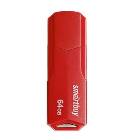  Флэш накопитель USB 64 Гб Smart Buy CLUE (red) (205852) 