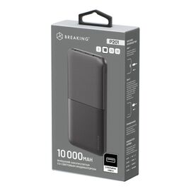  Внешний аккумулятор Breaking P201, 2USB-A, 10 000 mAh, 2.1A, 10W (Черный) 