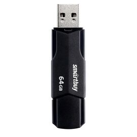  Флэш накопитель USB 64 Гб Smart Buy CLUE (black) (205849) 