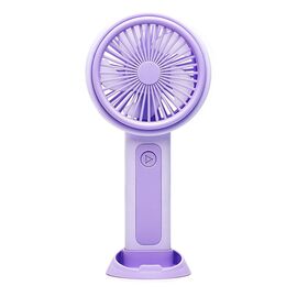  Вентилятор - портативный YM88222 (3 режима, 400mah) (violet) (240301) 