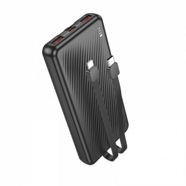  Аккумулятор внешний резервный BOROFONE BJ57 Graceful 22.5W+PD20W fully compatible with cable(10000mAh) черный 