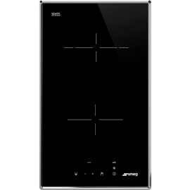  Варочная панель SMEG SE232TX1 стеклокерамическая 30см, прямой край в рамке из нержавеющей стали 