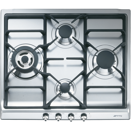  Варочная панель SMEG SER60SGH3 Classica газ, газовая 60см, нерж/фурнитура серебро 