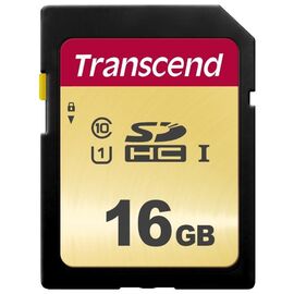  Флеш-накопитель Transcend Карта памяти Transcend 16GB UHS-I U1 SD card 