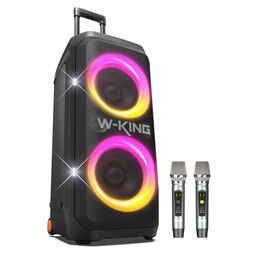  Портативная колонка W-King T12 (Two mic) 