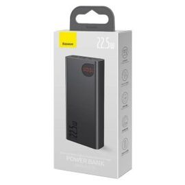  Powerbank Baseus PPAD070101, 20000 мАч, 2 USB/1 Micro USB/1 Type-C/1 Apple, 22.5W, черный																					 