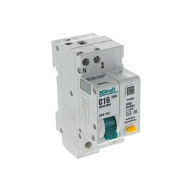  УЗО DEKraft ДИФ-102 16003DEK 1п+ N 16А 30мА тип AC С 4.5кА 