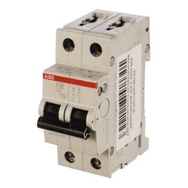 Выключатель автоматический ABB S202 2CDS252001R0104 2-полюсный 10А С 6кА 