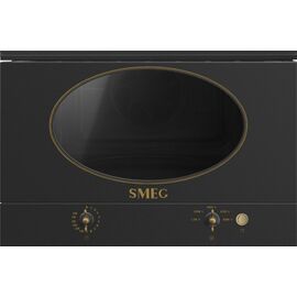  Встраиваемая микроволновая печь SMEG MP822NAO Coloniale антрацит 