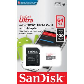  Карта памяти SanDisk 64GB SDSQUNR-064G-GN3MA 