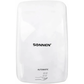  Сушилка для рук SONNEN HD-FL-2009 (607959) 1200Вт, пластиковый корпус, белая 