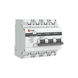  Дифавтомат EKF АД-32 PROxima (DA32-25-100S-4P-pro) (селективный) 3P+N 25А/100мА 