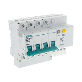  Дифавтомат Dekraft Диф-101 (15023DEK) 4 Р, хар-ка C, 32 А, 30 мА, тип AC, 4.5 кА 