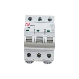  Автоматический выключатель EKF AV-6 Averes (mcb6-3-16C-av) 3P 16A C 6kA 