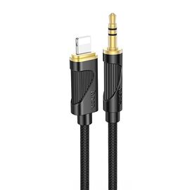  Кабель Lightning - 3.5mm Hoco UPA30 100см   (black) (236072) 