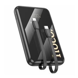  Power bank HOCO Q37 Graceful 22.5W+PD20W power bank with two cables 10000mAh Black 