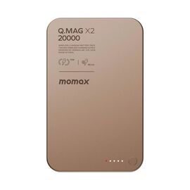  Power bank Momax IP133CNL2 Q.Mag X2 Magnetic Wireless Battery Pack (20000mAh) Gold 
